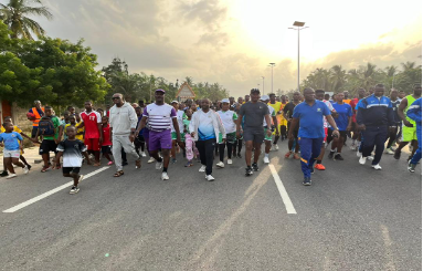 Forte Mobilisation Dans La Commune Lacs 3 À Gbodjomé Lors De La 42ème Édition De La Journée Nationale Du Sport